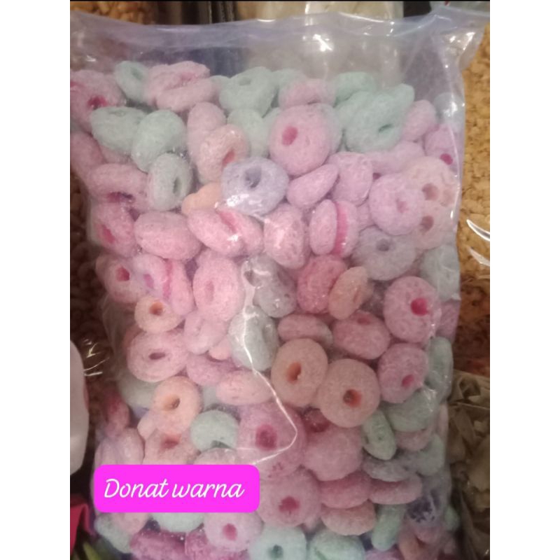 

Donat Kering warna warni 500gram