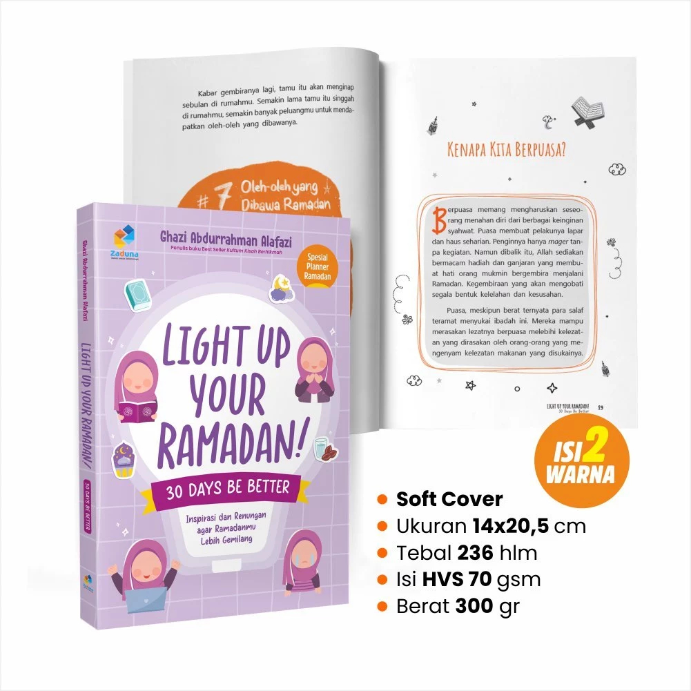 Buku Jurnal Ramadhan Muslimah Planner Book Journal Monthly Agenda Diary Light Up Your Ramadan