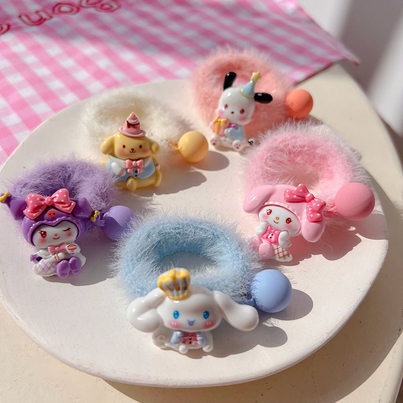JP2027 IKET RAMBUT BULU  KARAKTER SANRIO LUCUUUUU