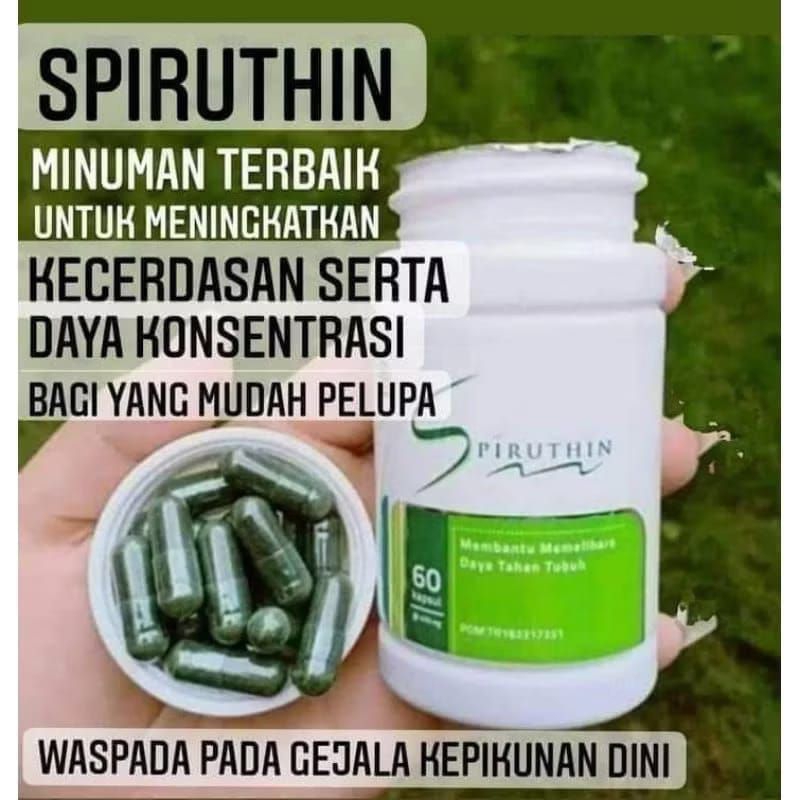 SPIRULINA_BPOM_SPIRUTHIN_SPIRUTHIN ORIGINAL HWI 100%_Superfood_SPIRUTIN_SPIRULINA_MASKER WAJAH_DAYA 