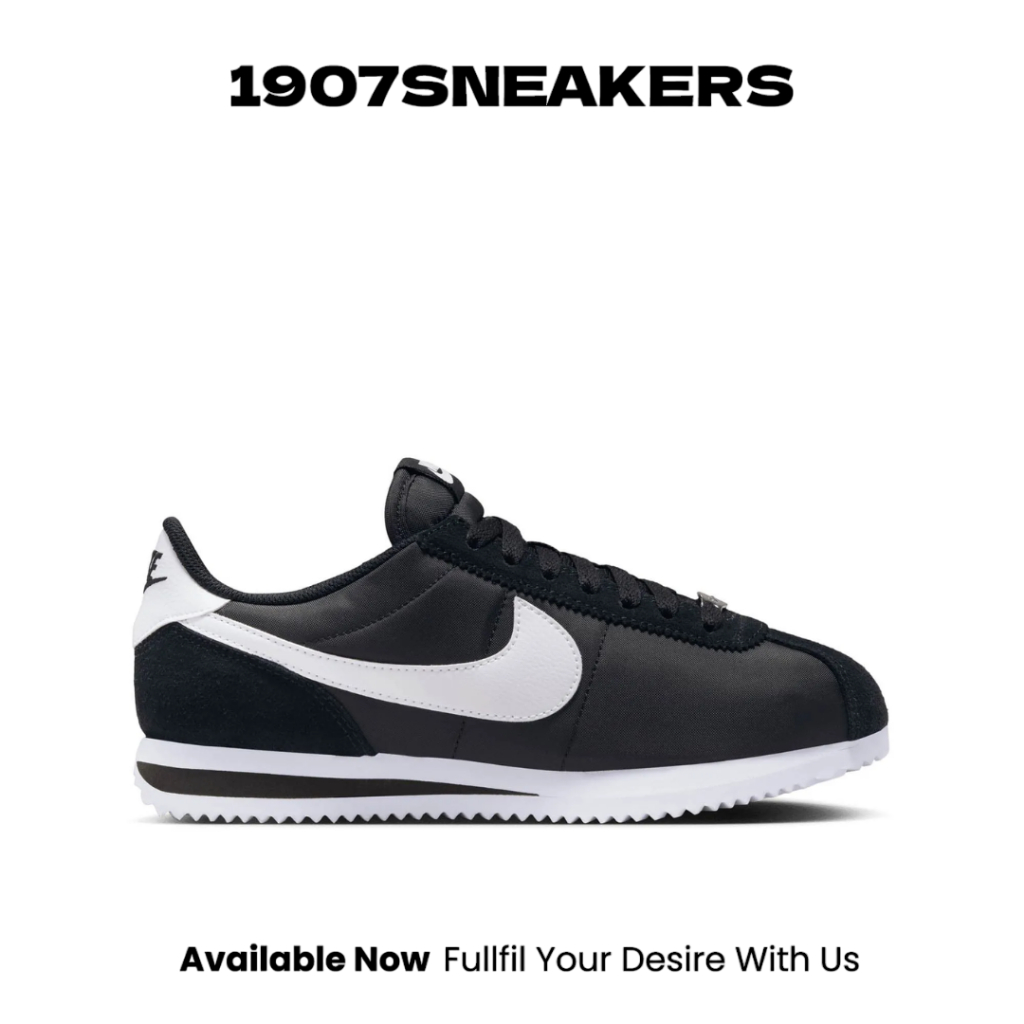 Sepatu Sneakers Wanita Nike Cortez - Black ORIGINAL NIKDZ2795001