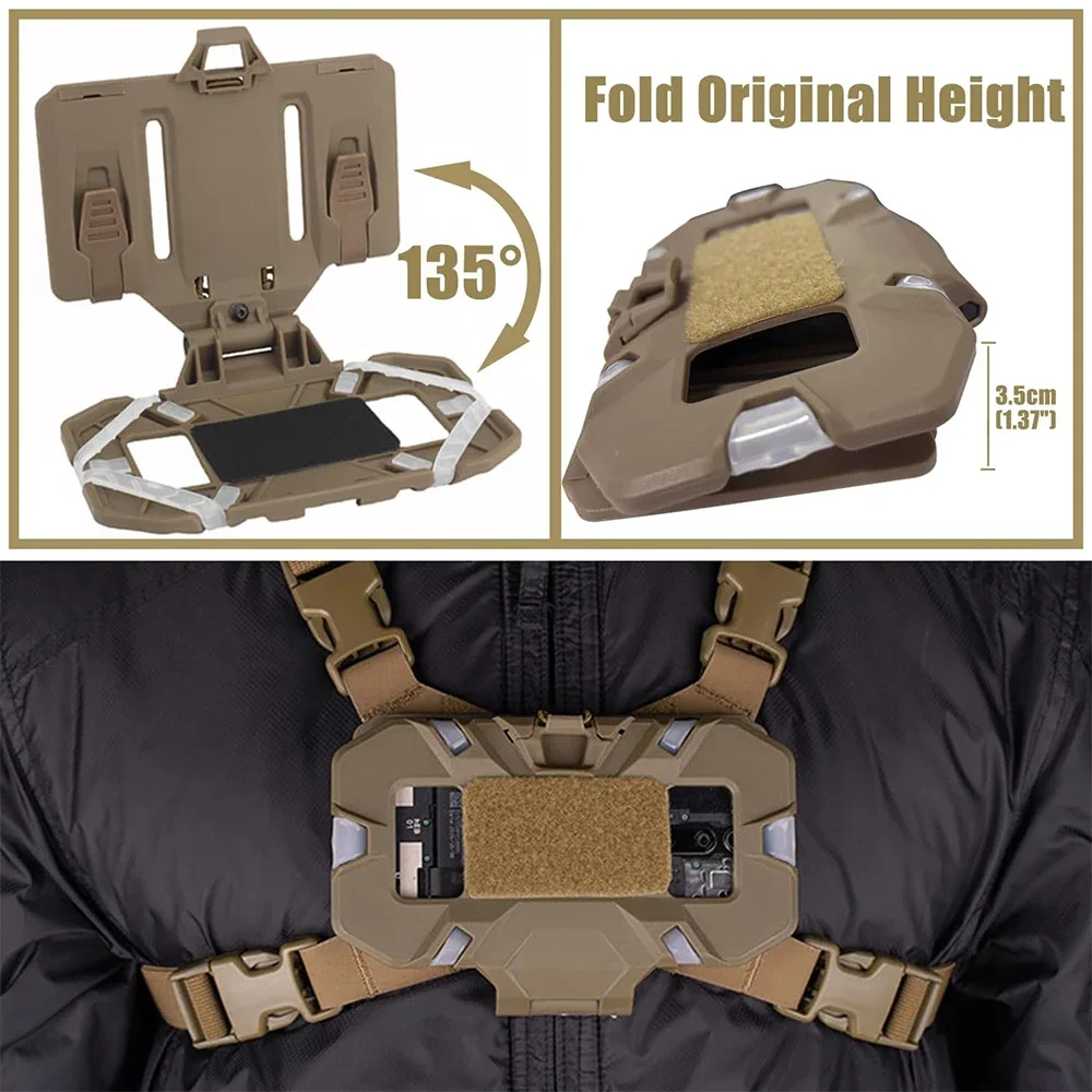 Tempat Handphone Tactical Dudukan Hp Rompi Tactical Multicam Plate Carrier Aksesotis Tempat Holder