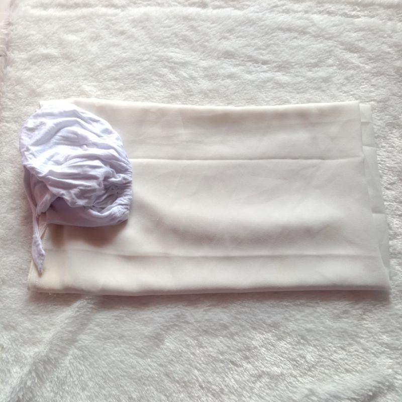 PRELOVED - HIJAB PASHMINA / JILBAB SEGIEMPAT / PASHMINA RAYON / KATUN / SATIN / SEGIEMPAT VOAL / PAS