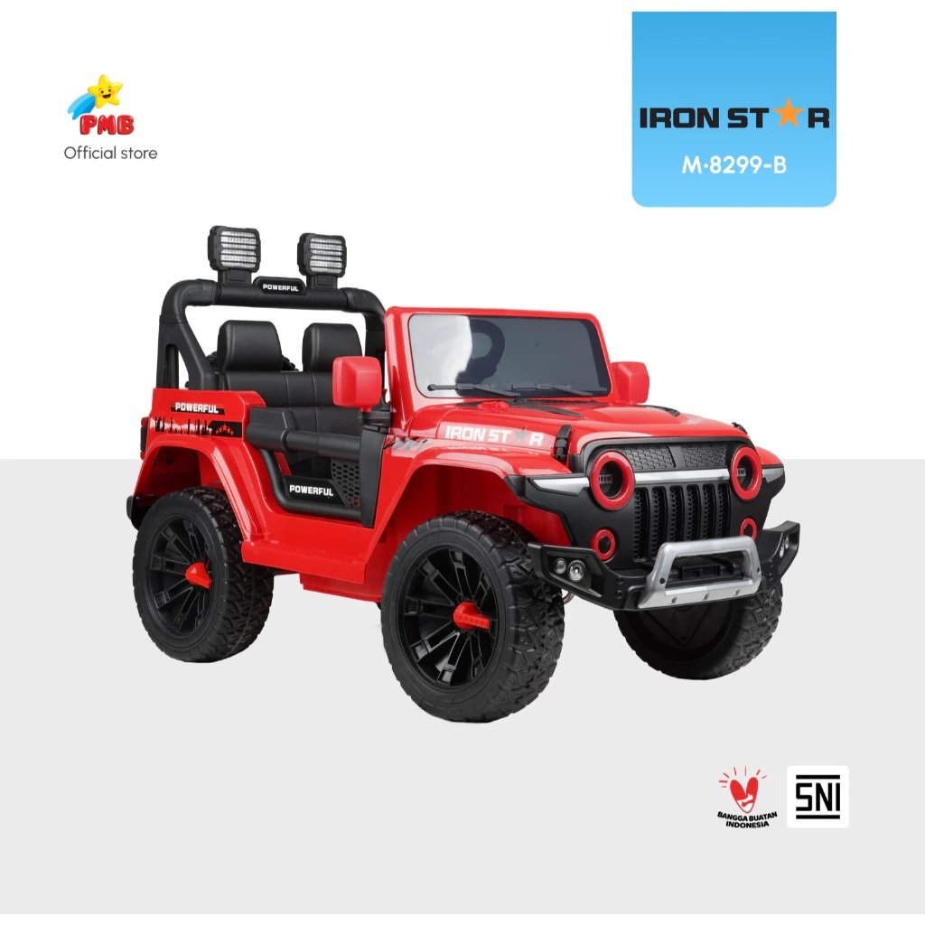 MOBIL AKI JEEP ANAK BISA GAS DAN REMOTE/MOBIL AKI ANAK PMB M8299B/MAINAN MOBIL AKI ANAK BAN KARET