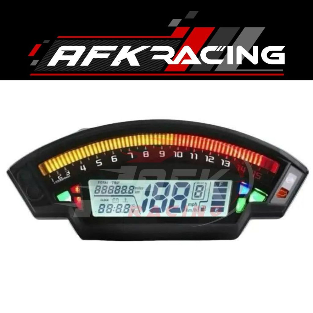 speedometer spidometer odometer gauge motor kawasaki ninja ZX digital led vietnam promo discount