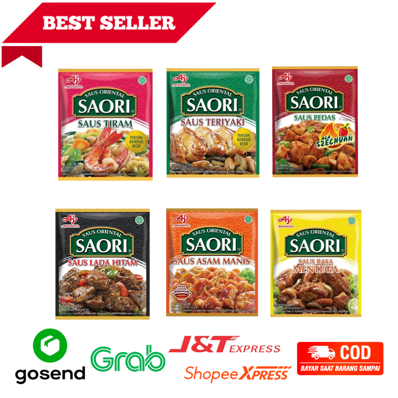 

Saori Saus Oriental All Varian Rasa 1pcs Fresh 23ml Freshmart Go