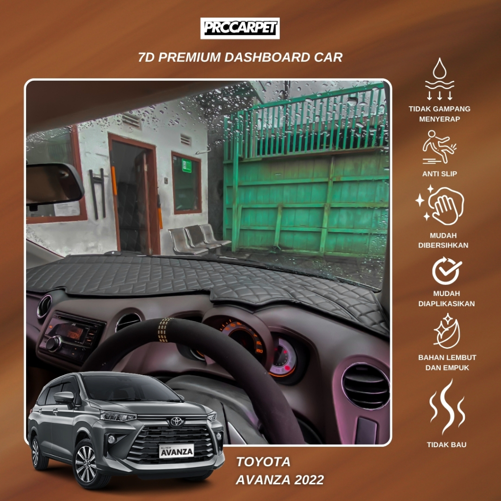 Karpet Dashboard TOYOTA AVANZA 2022 Karpet Dashmat Mobil AVANZA 2022 Cover Alas Dashboard Premium