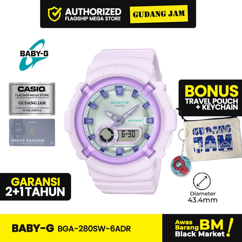Baby-G BabyG BGA-280SW-6ADR BGA-280SW-6A BGA-280SW BGA280SW BGA 280SW