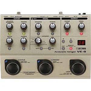 Boss VE-8 Acoustic Singer Effects Processor Pedal