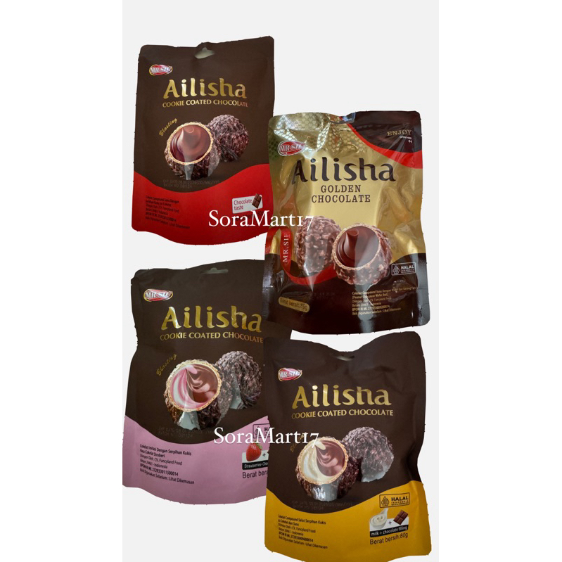 

Mr. SIF Ailisha Cookie Coated Chocolate Strawberry Golden Chocolate Milk 80gr