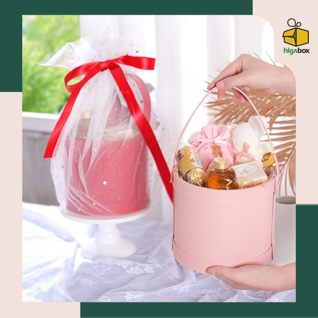 

Round Box / Gift Box Bulat / Bloom Box / Round Flower Box / Box Bunga | BI08