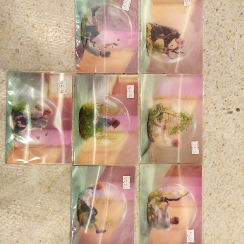 BTS 3D lenticular postcard love yourself answer tinytan