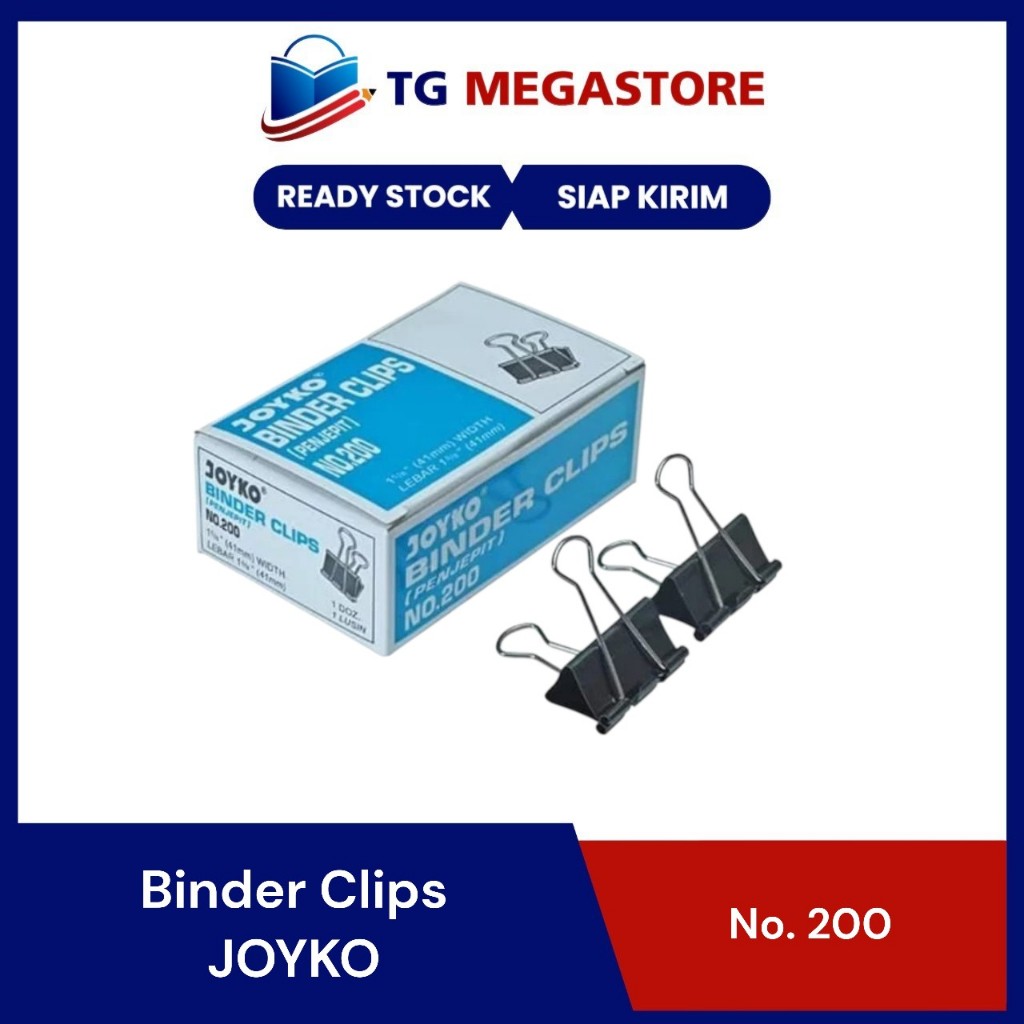 

Binder Clips Joyko No. 200