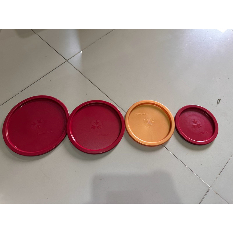 Seal mosaic canister tupperware /tutup toples mosaic canister