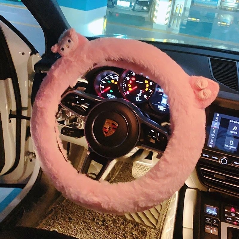 ￼sarung setir mobil kuromi melody 38cm Sanrio Cover Setir Mobil Anti Slip Nyaman Motif My Melody