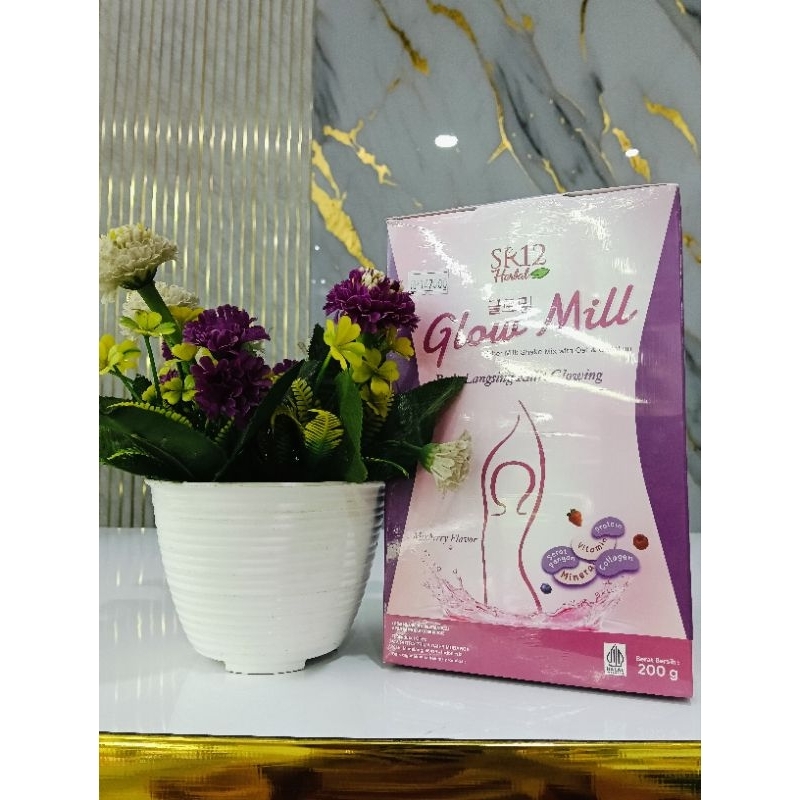 

SR12 GLOW MILL body langsing kulit glowing/susu pelangsing/susu diet