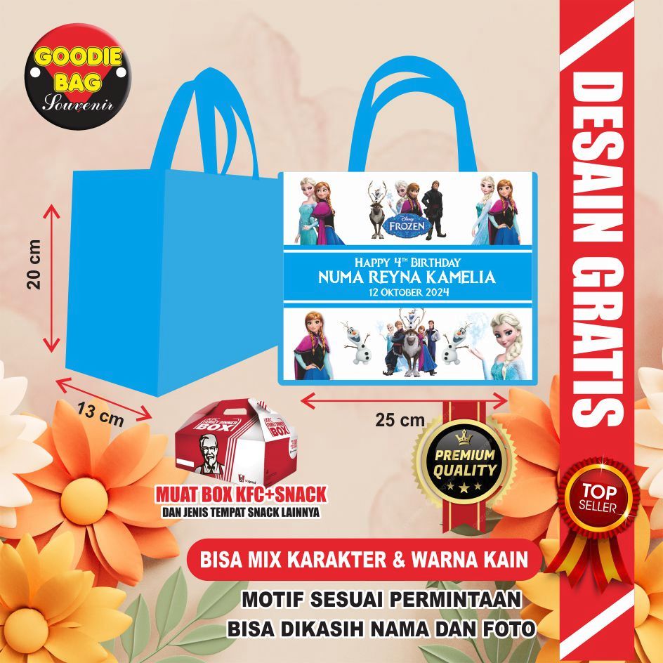 

tas ultah frozen tas ultah anak frozen tas ulang tahun frozen tas bingkisan ultah tas ultah anak goodie bag ultah