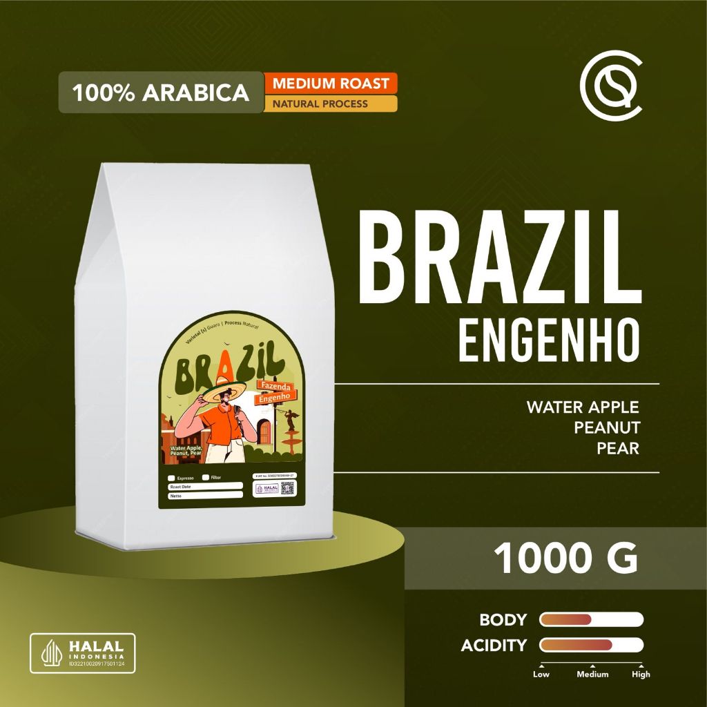 

NOAH'S BARN BRAZIL Fazenda Engenho Espresso 1Kg