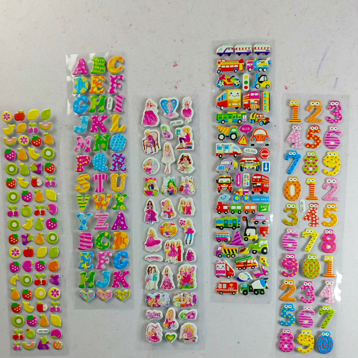 

Stiker Timbul Sedang Motif Cowo Mainan Anak Sticker 6x27cm Gambar Tempel 3D