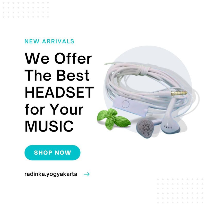 Headset murah kabel panjang suara jernih, earphone budget terjangkau kualitas bagus, headphone gamin