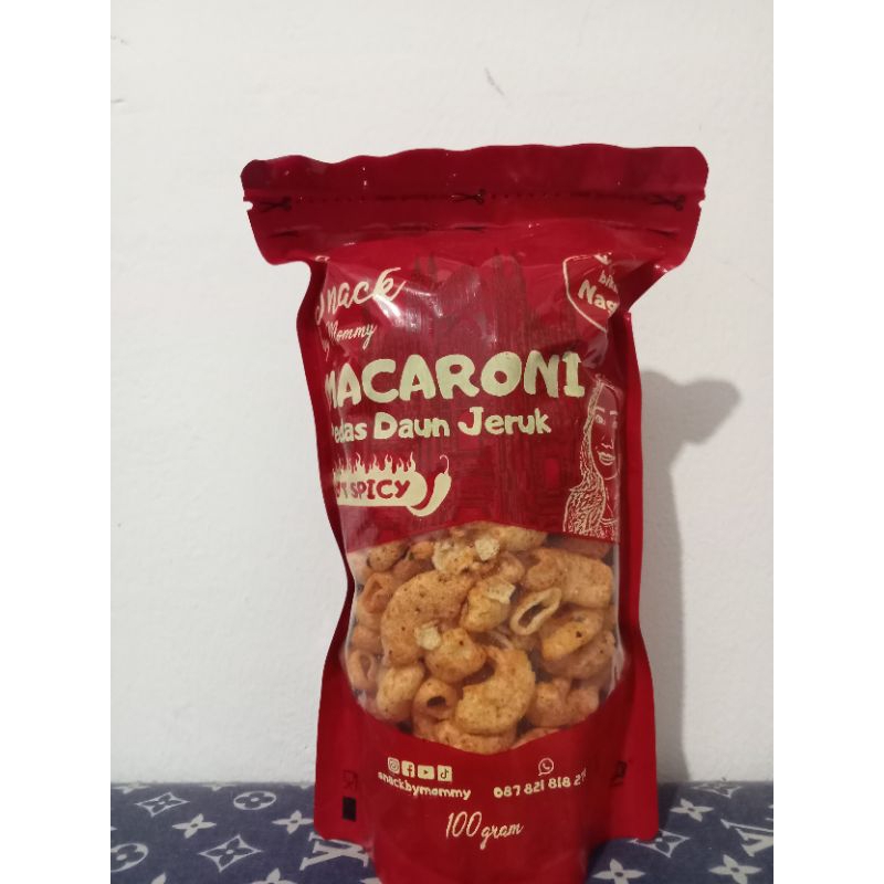 

MACARONI PEDAS DAUN JERUK// 100 GRAM//MACARONI ENAK/ SNACKBYMOMMY