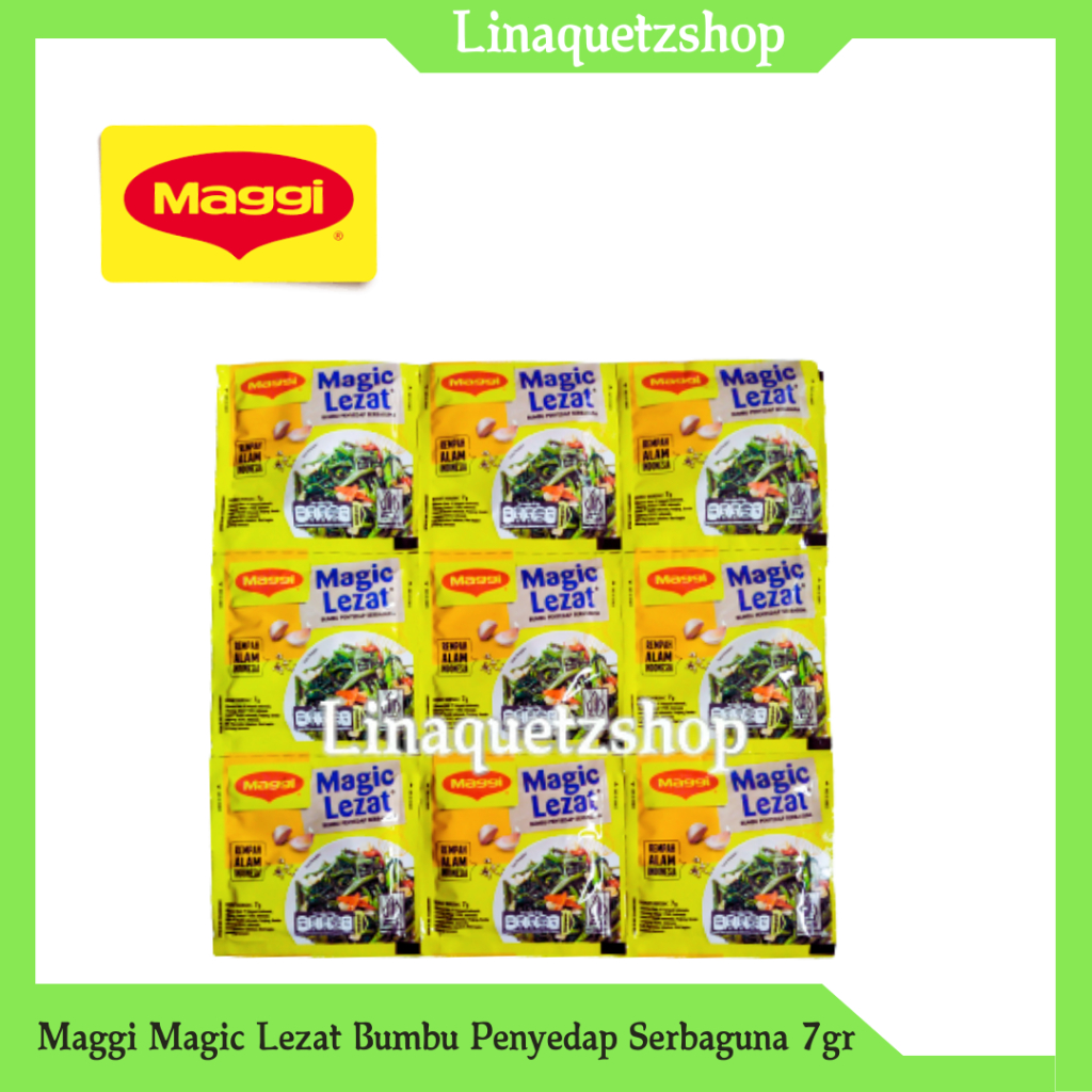 

MAGGI Magic Lezat Bumbu Penyedap Serbaguna 7gr (1Pack 6Renceng)