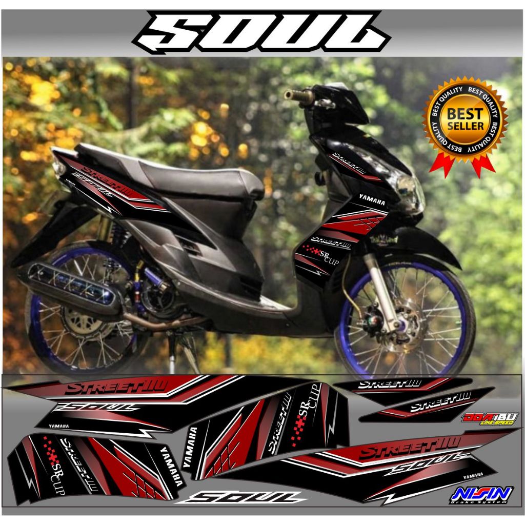 striping variasi sticker mio soul old 2009 2010 list variasi costum sticker cod