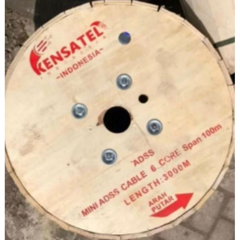 Kabel 6 Core Mini ADSS Kensatel 3000m