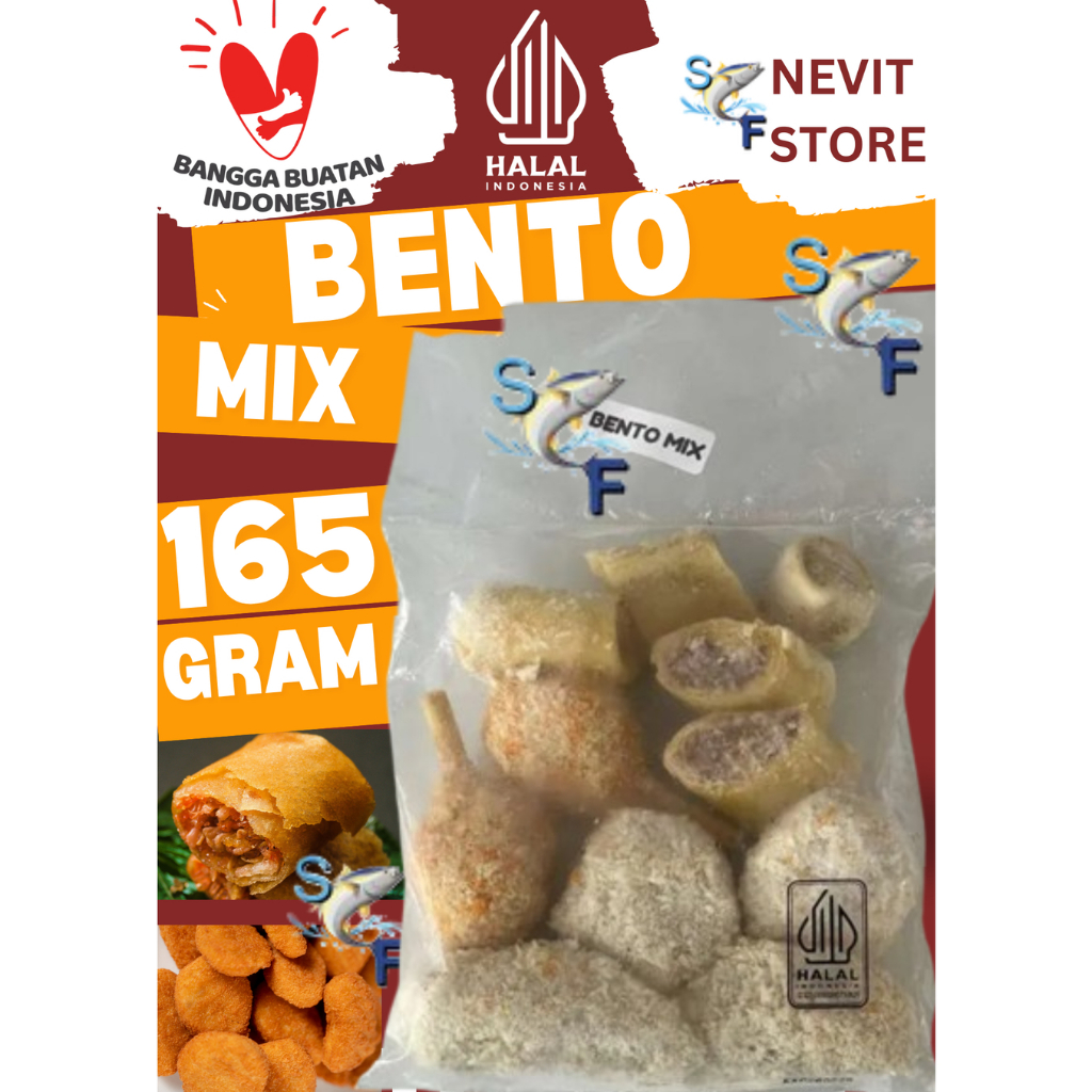 

BENTO MIX | EGG ROLL | NUGGET AYAM | SHRIMP ROLL | KAKI NAGA