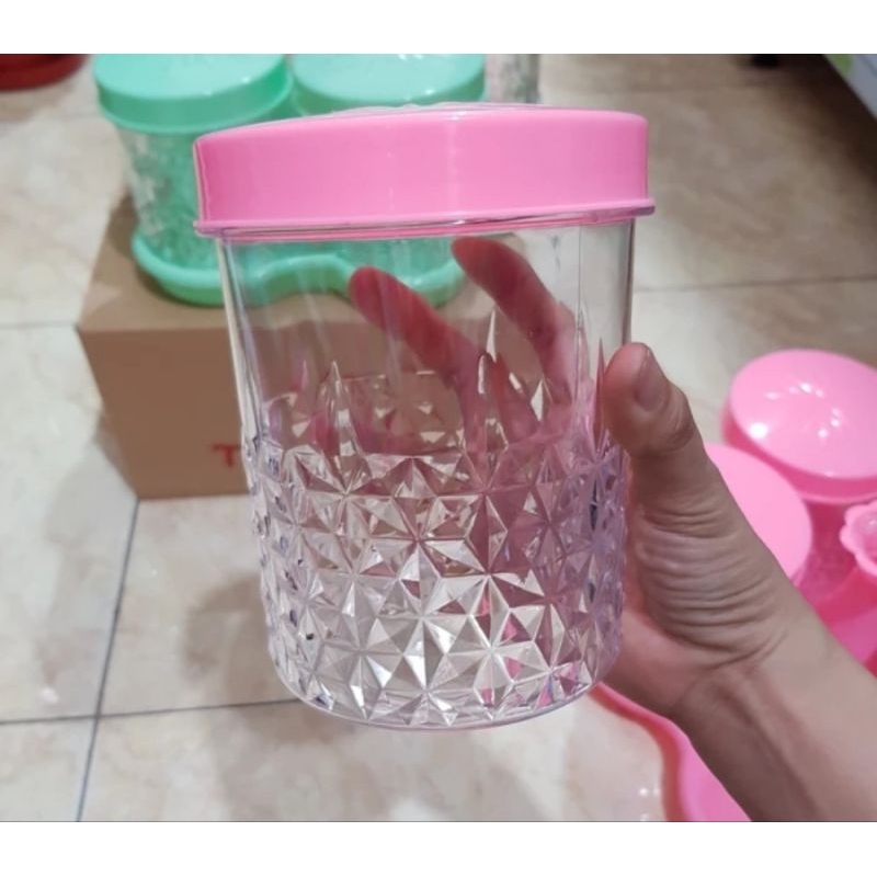 Toples Kue Set Kristal Sunrise / Toples Serbaguna Kristal