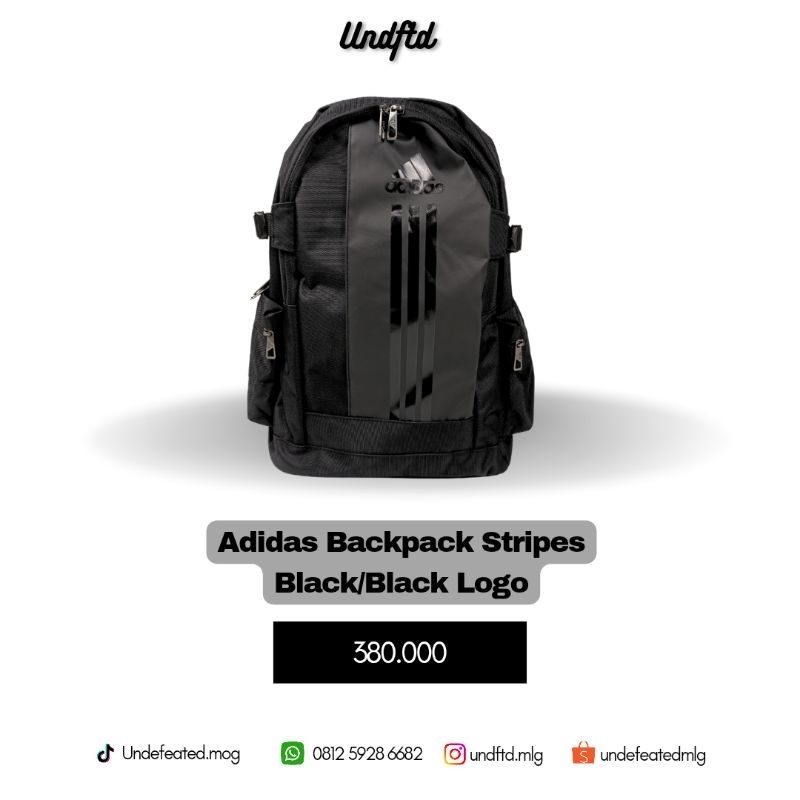 (UD) Adidas Backpack Stripes Logo