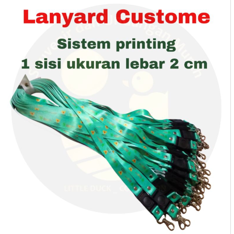 

CETAK TALI LANYARD CUSTOME PRINTING 1 SISI