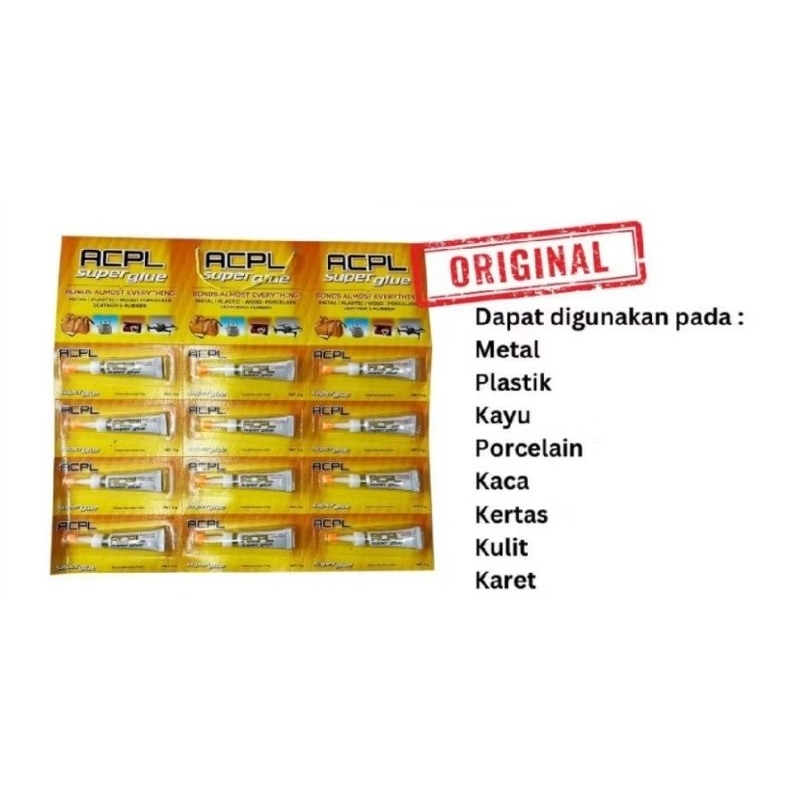 

Lem alteco super glue instan cair 2gr 2g ori lem acpl