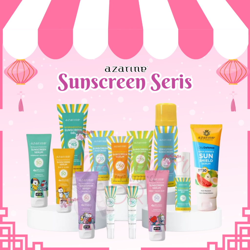 AZARINE Aqua Essence Sun Shield Serum SPF 50 PA+++ & Hydrasoothe Sunscreen Gel SPF45+++ | Distributo