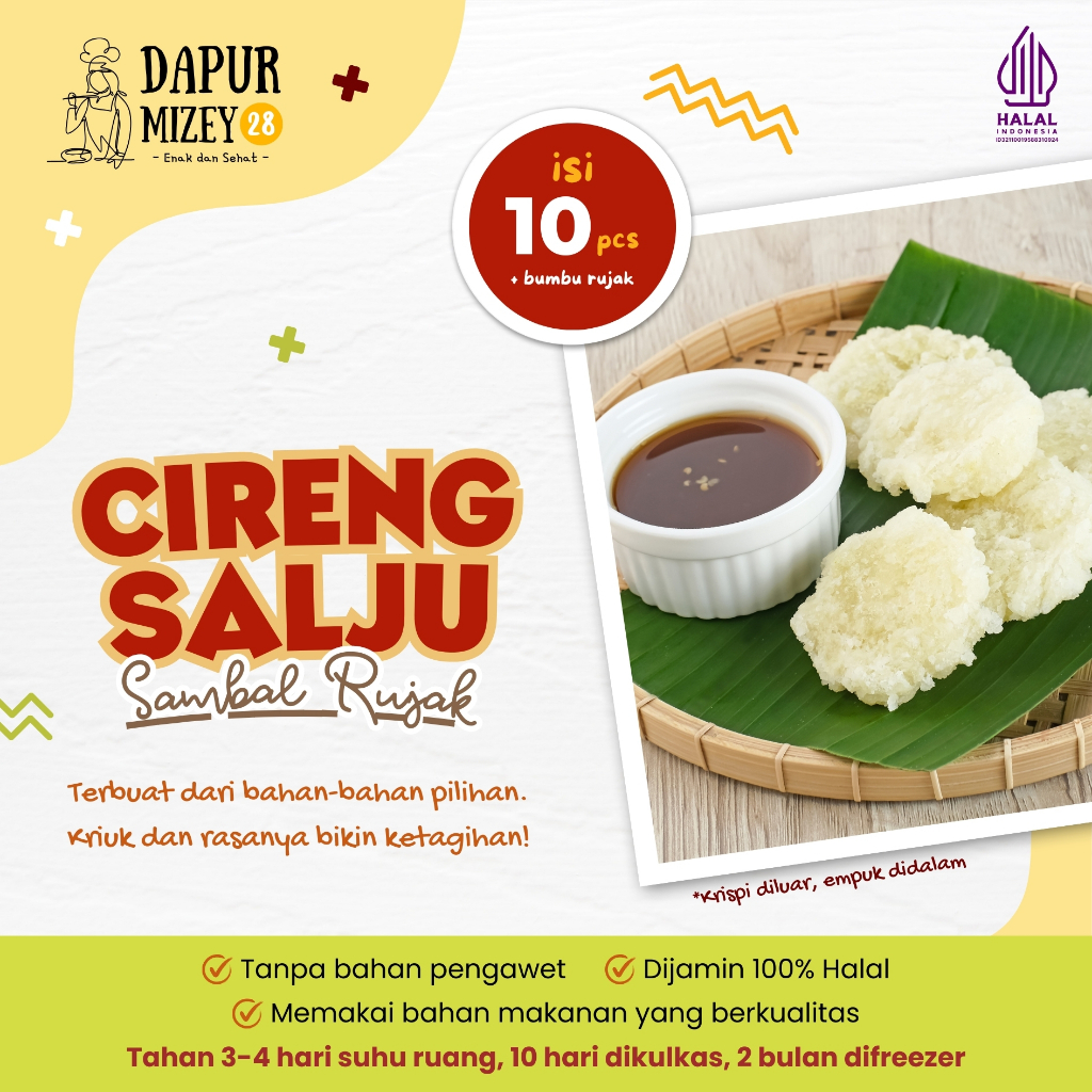 

Cireng Salju Bumbu Rujak isi 10 / cireng salju / cireng frozen