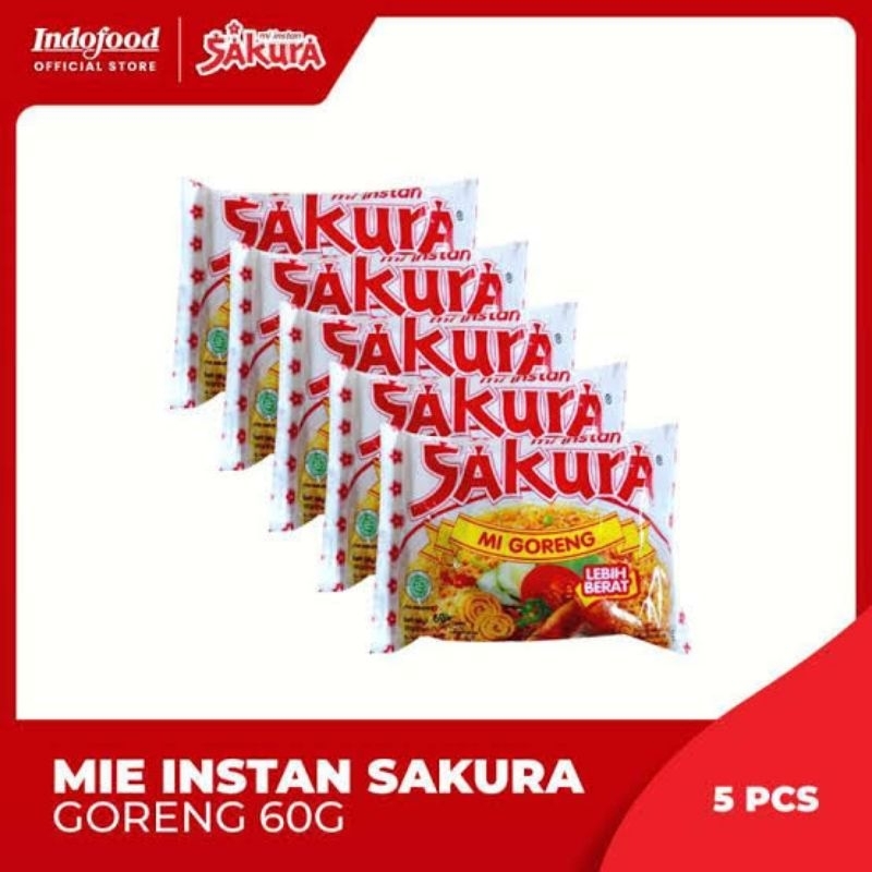 

Mie Goreng Instant Sakura Isi 5pcs