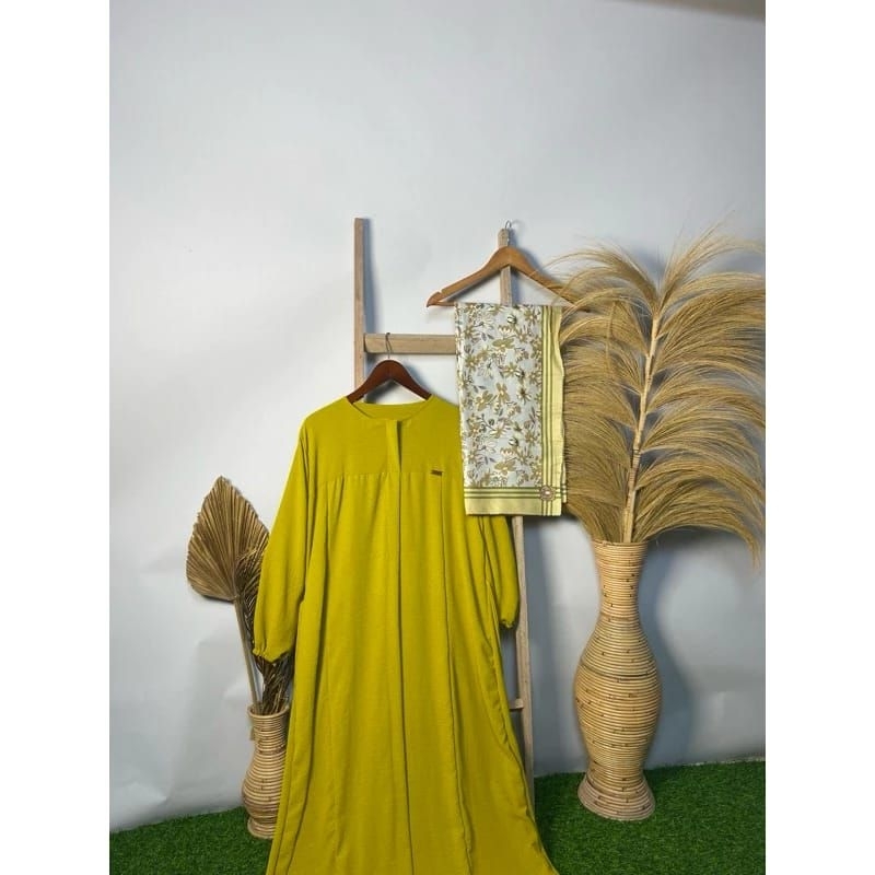 Gamis Zira Warna Lemon