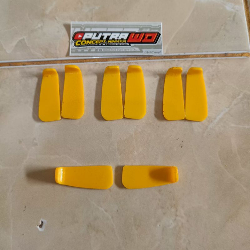Miniatur Winglet bus plastik