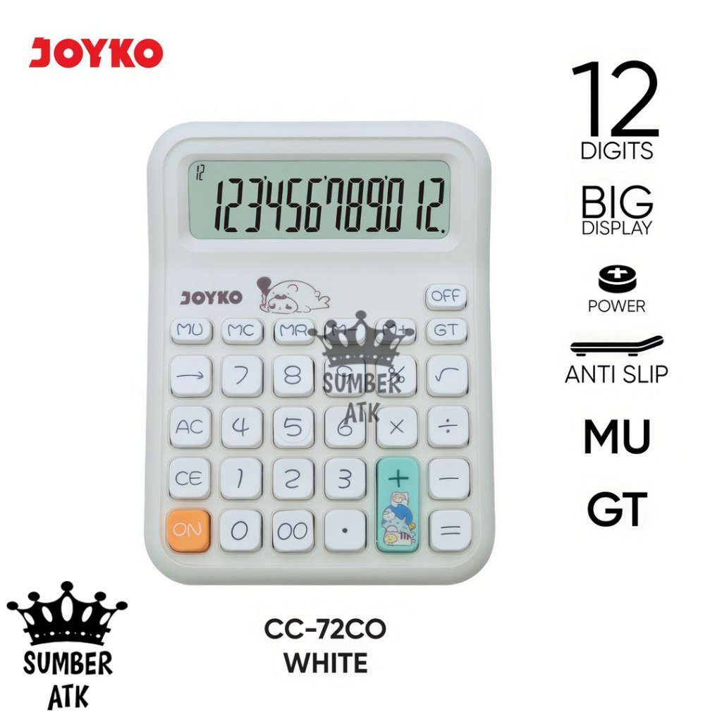 

RB Calculator Kalkulator Joyko CC-72CO 12 Digits