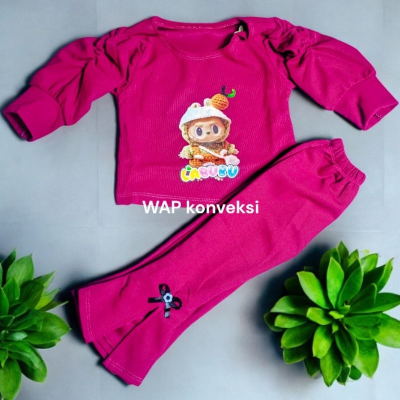 Setelan Anak Perempuan Knit | Setelan Mango Knit usia 1-5 tahun