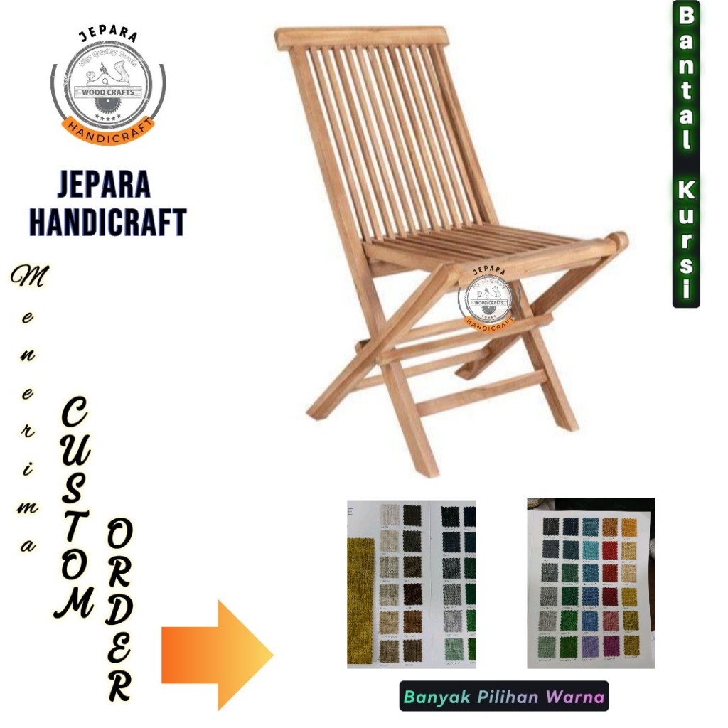 Bantal Kursi Lipat | Bantal Kursi Lipat Jati | Bantal Kursi Makan | Busa Kursi Lipat | Alas Duduk