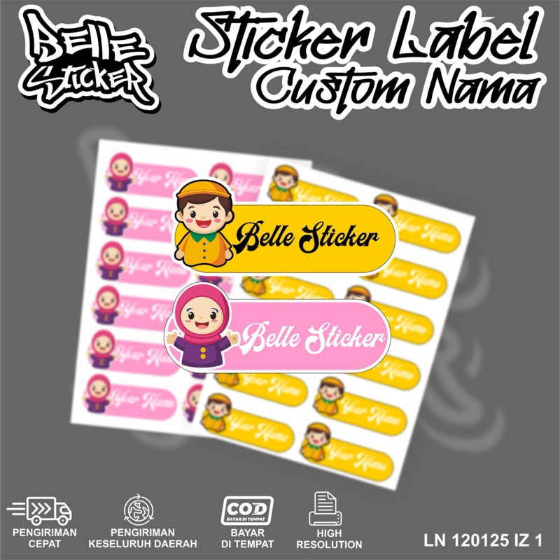 

Stiker Label Nama Anak Bisa Custom Sticker Nama Karakter Label Lunch Box dan Tumblr Anak