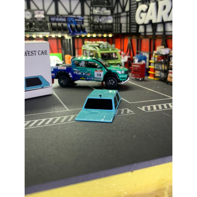 Micro turbo lowest car in the world blue diecast 1/64