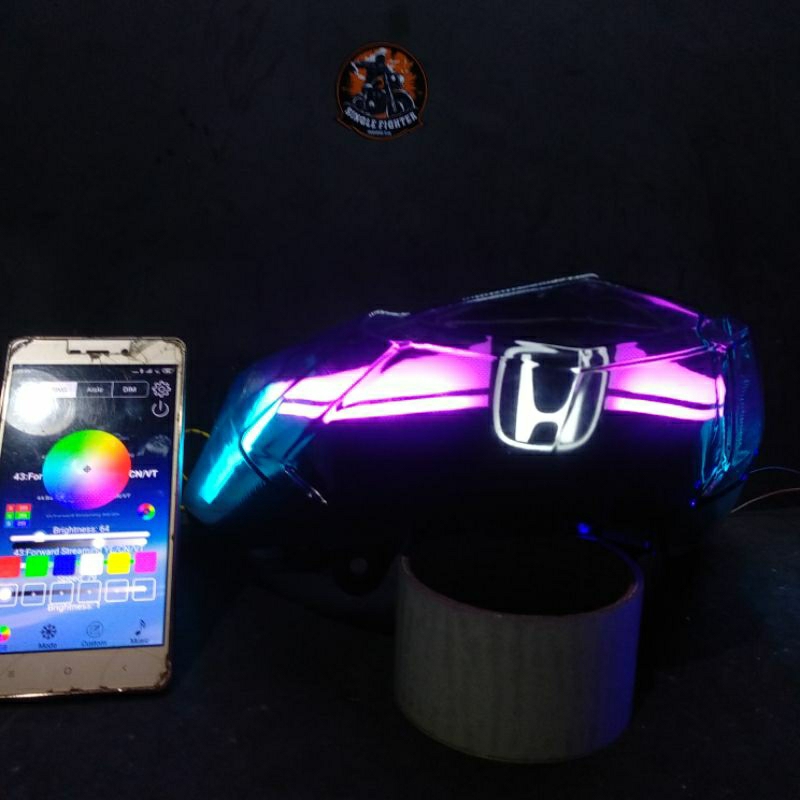 (TERLARIS) Stoplamp RGB Vario 125/150 LED OLD/ Stoplamp RGB 210mode/ Stoplamp Lazy Vario/Lampu Belak