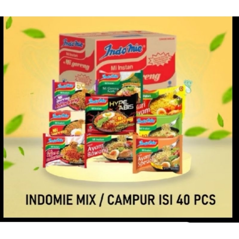 

PROMO MURAH Indomie Instan mix rasa 1 Dus 40pcs | Indomie kuah dan goreng