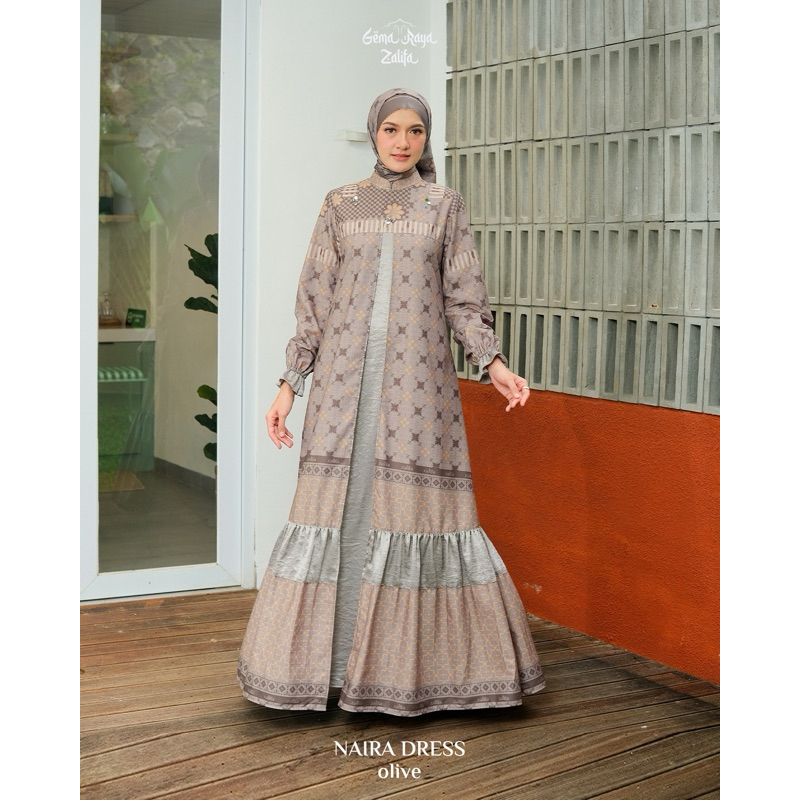 DRESS NAIRA SARIMBIT BY ZALIFA GAMIS LEBARAN