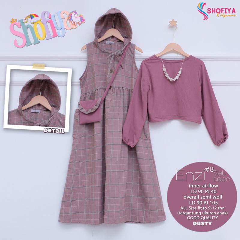 Enzy teen shofiya / Enzy kids shofiya / shofiya teen / shofiya kids / original shofiya / free tas / 