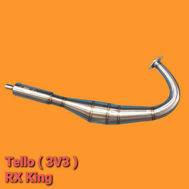 knalpot RC3 RX King tello 3V3 stenlis