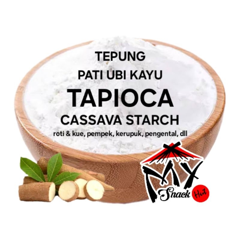

TEPUNG TAPIOKA 250GR PATI SINGKONG KANJI KASAVA POWDER KUE KERING LAPIS CILOK PEMPEK PREMIUM HALAL