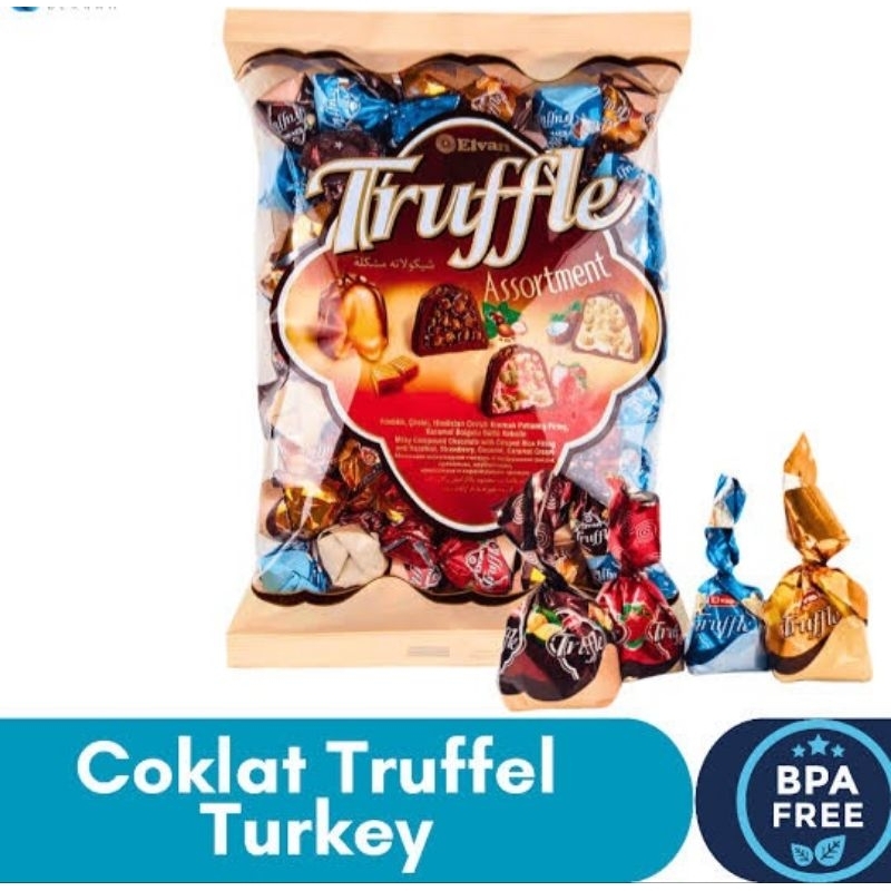 

Coklat Truffle 1kg Original Turki Cokelat Arab 1 kg Asli Elvan